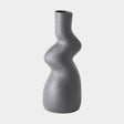 Surya GV Crooked Crooked Vase-Dark Gray 17"H x 7"W x 7"D Vase