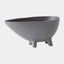 Surya GV Bellamy Bellamy Footed Bowl-Dark Gray 6"H x 6"W x 12"D Decorative Bowl