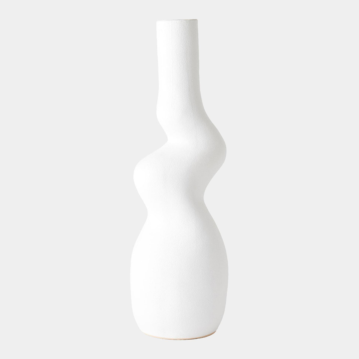 Surya GV Crooked Crooked Vase-White 30"H x 9"W x 10"D Vase