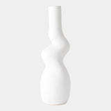 Surya GV Crooked Crooked Vase-White 30"H x 9"W x 10"D Vase