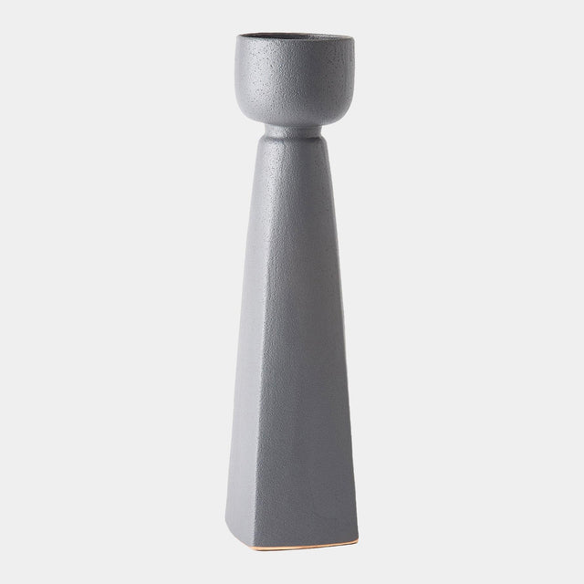 Surya GV Cupped Cupped Vase-Dark Gray 24"H x 6"W x 6"D Vase