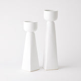 Surya GV Cupped Cupped Vase-White 20"H x 6"W x 6"D Vase