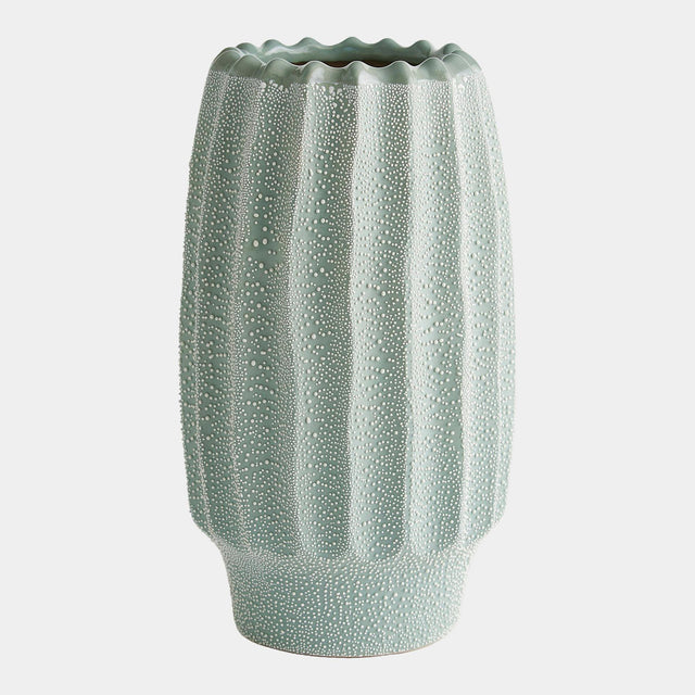 Surya GV Echinus Echinus Vase-Green 11"H x 6"W x 6"D Vase
