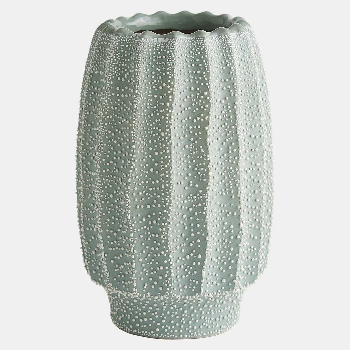 Surya GV Echinus Echinus Vase-Green 9"H x 6"W x 6"D Vase