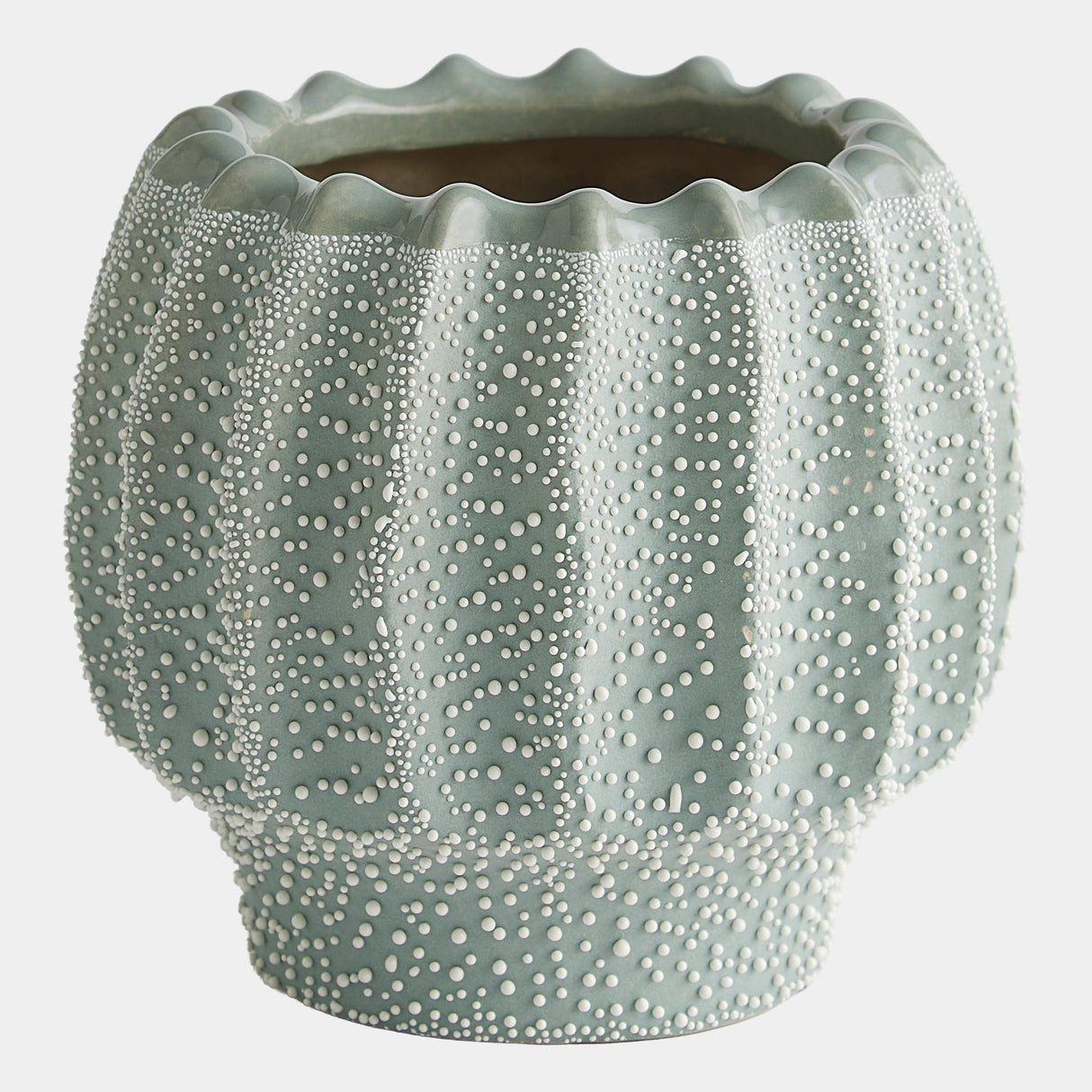 Surya GV Echinus Echinus Vase-Green 6"H x 6"W x 6"D Vase