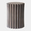 Surya GV Perry Perry Gear Stool-Matte Brown 18"H x 13"W x 13"D Accent Table