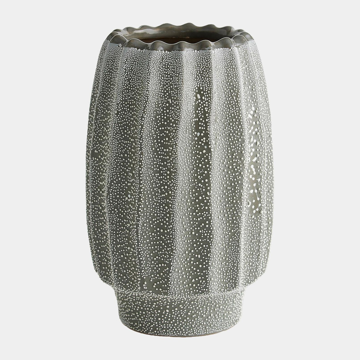 Surya GV Echinus Echinus Vase-Gray 9"H x 6"W x 6"D Vase