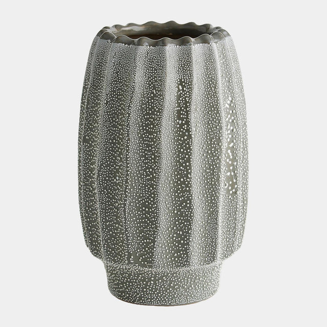 Surya GV Echinus Echinus Vase-Gray 9"H x 6"W x 6"D Vase