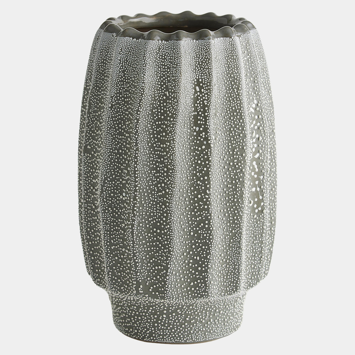 Surya GV Echinus Echinus Vase-Gray 9"H x 6"W x 6"D Vase