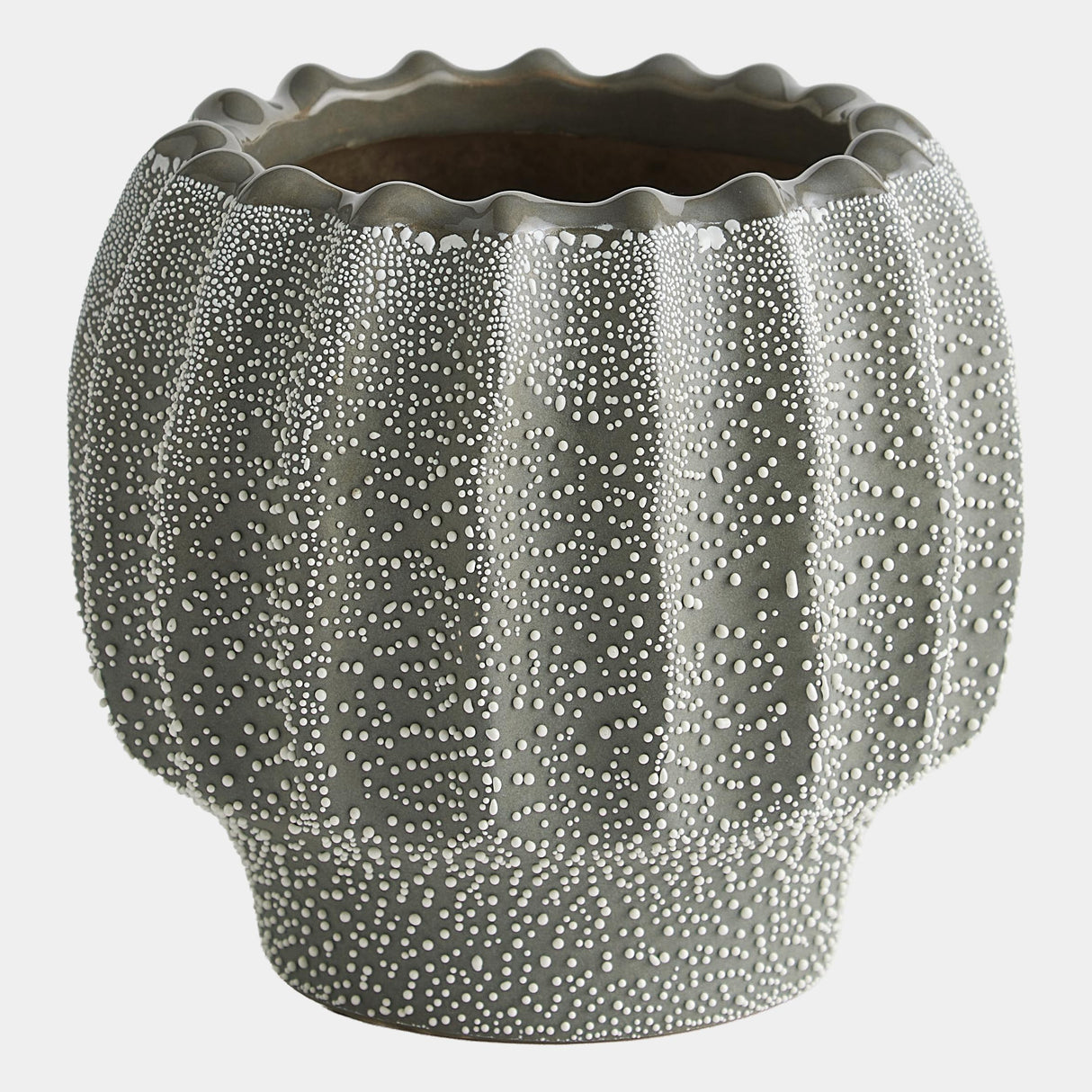 Surya GV Echinus Echinus Vase-Gray 6"H x 6"W x 6"D Vase