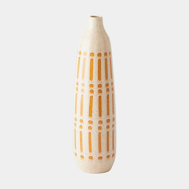 Surya GV Dots and Dashes Dots and Dashes Vase 18"H x 5"W x 5"D Vase