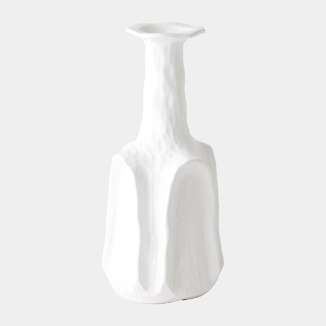 Surya GV Colosseum Colosseum Vase-White 17"H x 7"W x 7"D Vase