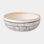 Surya GV Medallion Medallion Black and Beige Bowl 5"H x 13"W x 13"D Decorative Bowl
