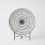 Surya GV Medallion Medallion Black and Beige Charger 2"H x 18"W x 18"D Plate/Stand