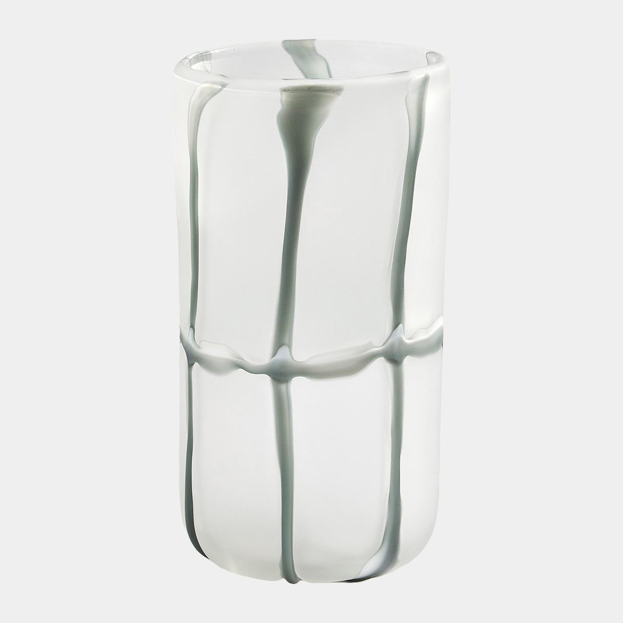 Surya GV Crooked Line Crooked Line Grid Vase 12"H x 6"W x 6"D Vase