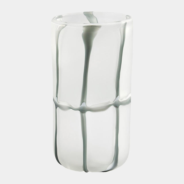 Surya GV Crooked Line Crooked Line Grid Vase 12"H x 6"W x 6"D Vase