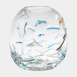 Surya GV Confetti Glass Confetti Glass Vase 9"H x 5"W x 9"D Vase