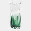 Surya GV Rebound Rebound Six Point Glass Vase-Green Gray 12"H x 5"W x 5"D Vase