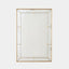 Surya GV Claus Claus Stud Mirror-Brushed Brass 36"H x 24"W x 1"D Mirror