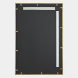 Surya GV Claus Claus Stud Mirror-Brushed Brass 36"H x 24"W x 1"D Mirror