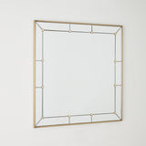 Surya GV Claus Claus Stud Mirror-Brushed Brass 32"H x 32"W x 1"D Mirror