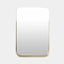 Surya GV Tucker Tucker Shelf Mirror-Brass 36"H x 24"W x 4"D Mirror