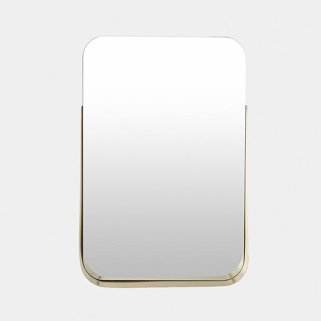 Surya GV Tucker Tucker Shelf Mirror-Brass 36"H x 24"W x 4"D Mirror
