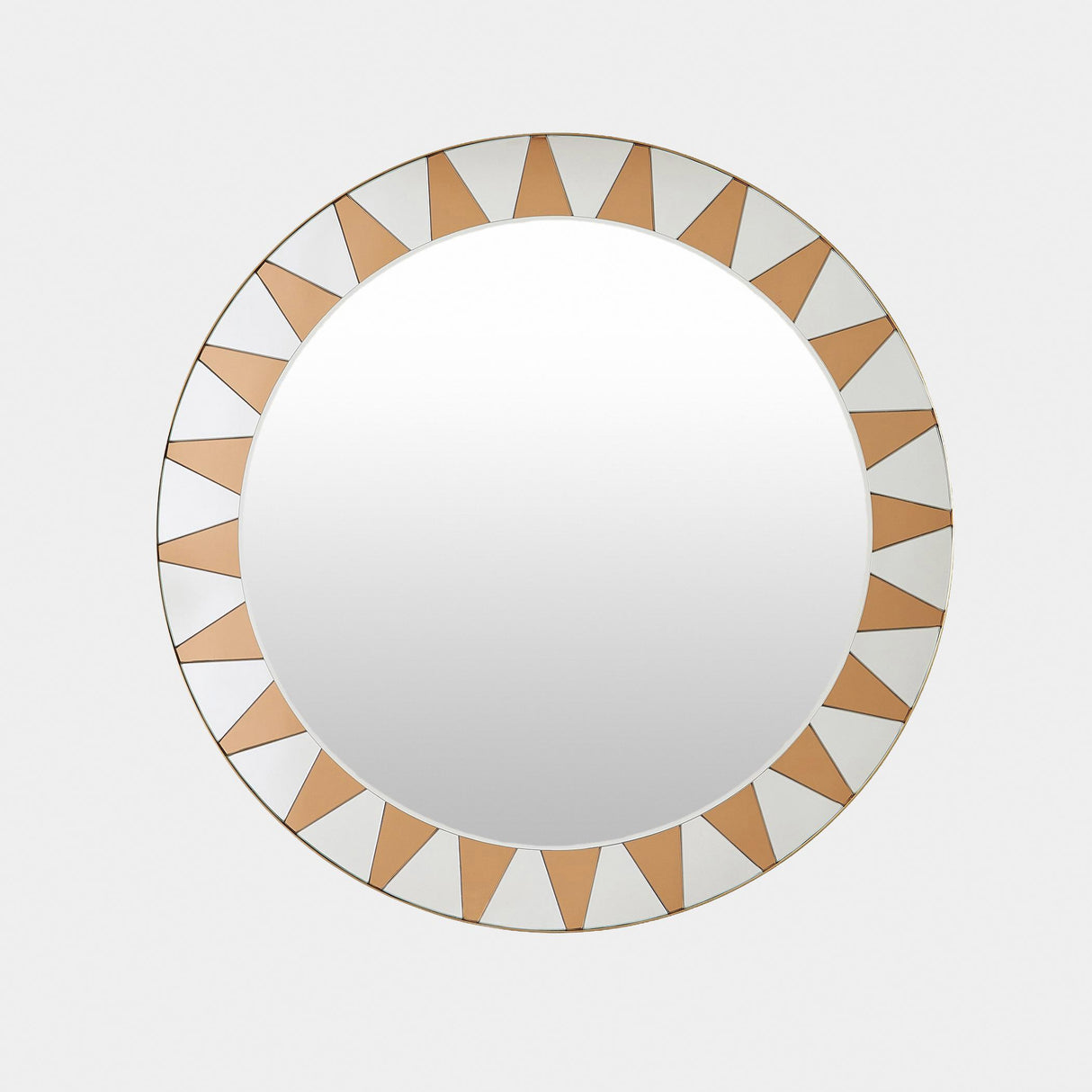 Surya GV Sun Sun Mirror-Brass 32"H x 32"W x 1"D Mirror