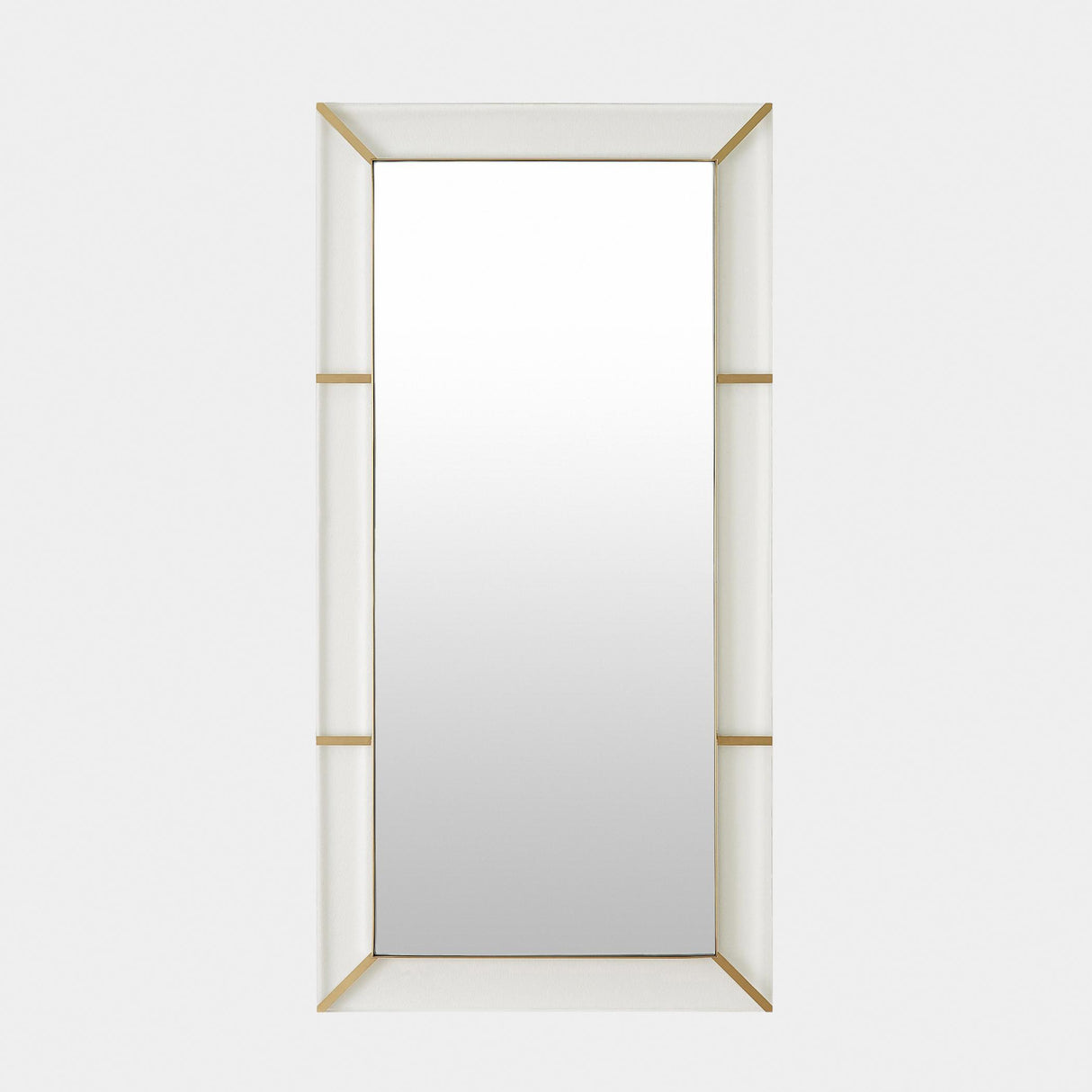 Surya GV Asher Asher Mirror-Acrylic/Brushed Brass 39"H x 20"W x 1"D Mirror