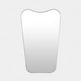 Surya GV Mariko Mariko Organic Brass Framed Mirror 32"H x 20"W x 1"D Mirror