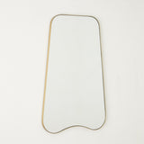 Surya GV Mariko Mariko Organic Brass Framed Mirror 32"H x 20"W x 1"D Mirror