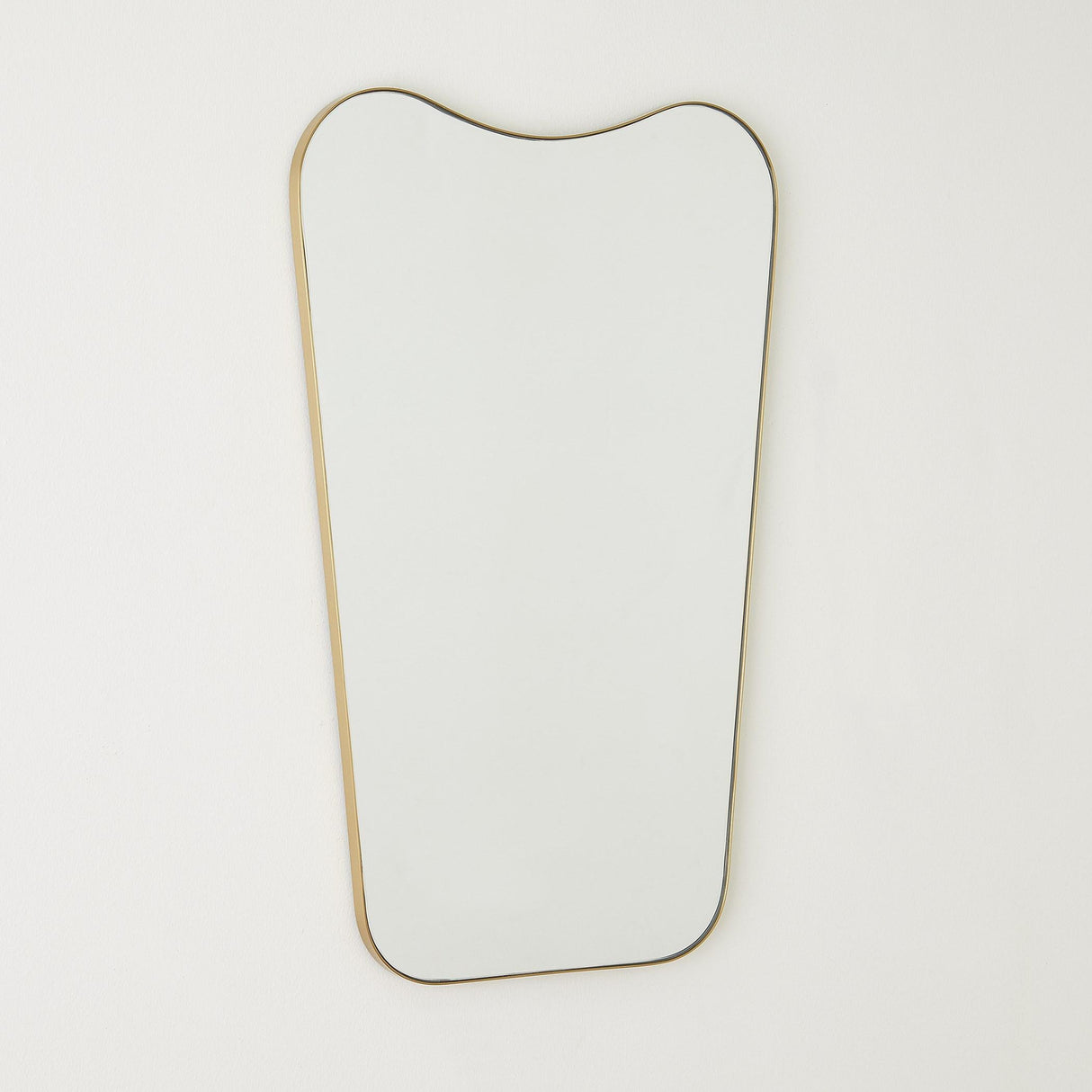 Surya GV Mariko Mariko Organic Brass Framed Mirror 32"H x 20"W x 1"D Mirror