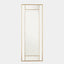 Surya GV Block Framed Block Framed Mirror-Brass 48"H x 18"W x 2"D Mirror