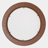 Surya GV Lahar Cliffside Round Mirror-Antique Copper 32"H x 32"W x 2"D Mirror
