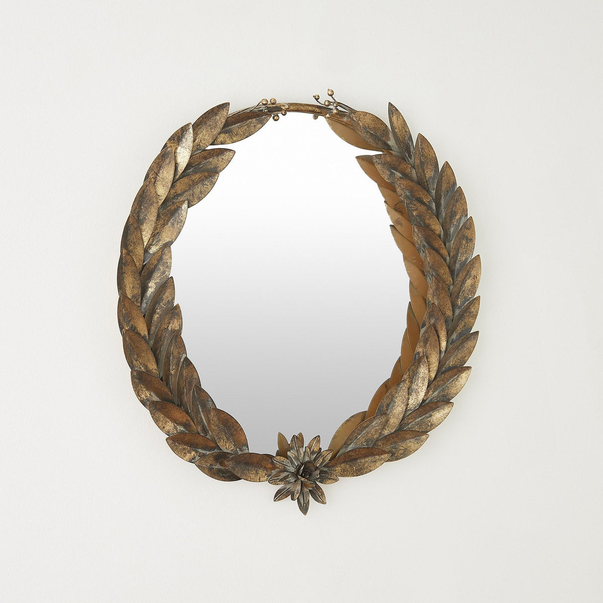 Surya GV Greek Laurel Greek Laurel Mirror 25"H x 25"W x 3"D Mirror