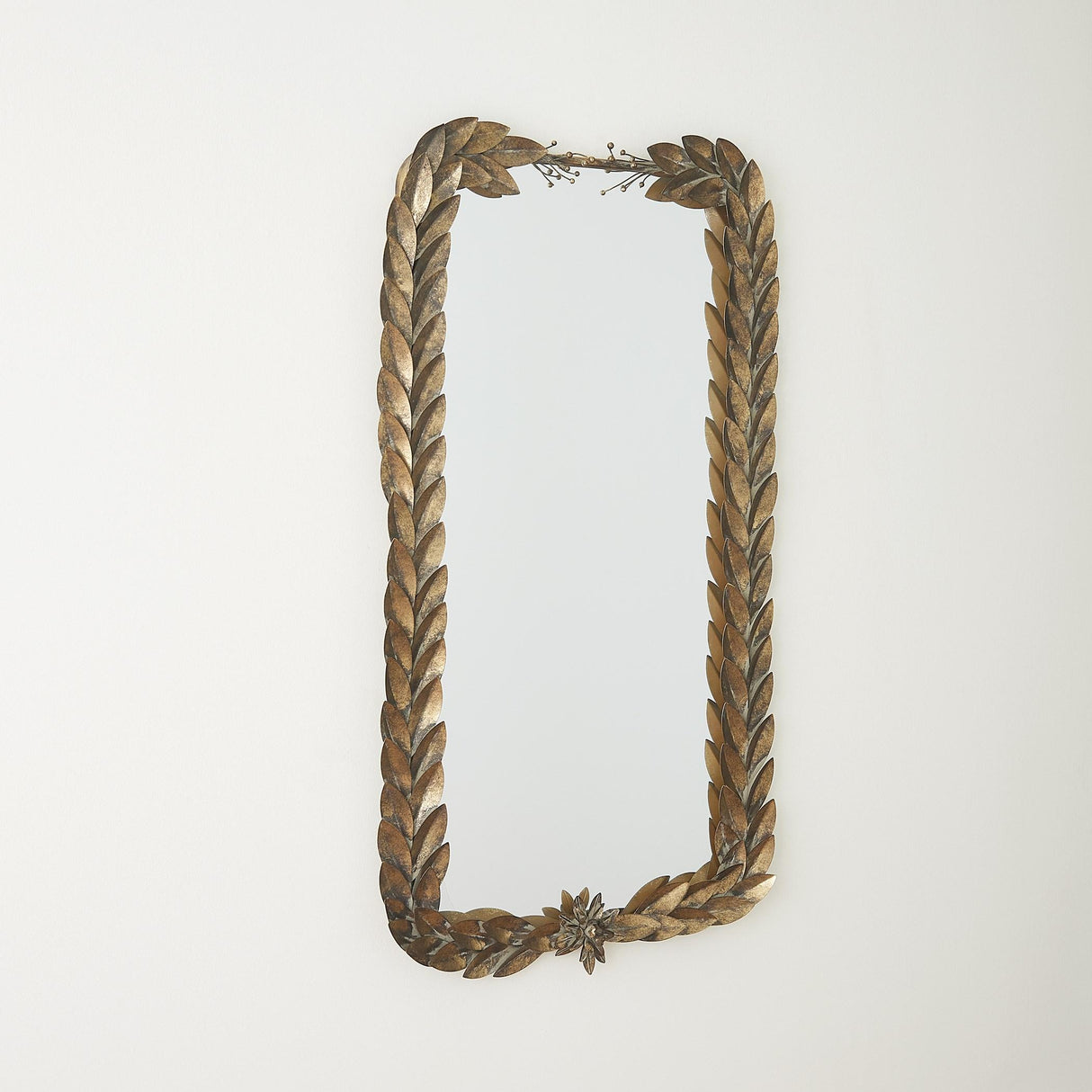 Surya GV Greek Laurel Greek Laurel Rectangle Mirror 50"H x 27"W x 3"D Mirror