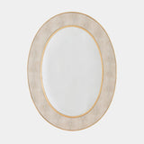 Surya GV Rabson Rabson Mirror-Faux Shagreen Gold/Cream 32"H x 24"W x 1"D Mirror