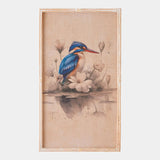 Surya GV Kingfisher Blue Kingfisher Wall Art 28"H x 16"W x 2"D Art