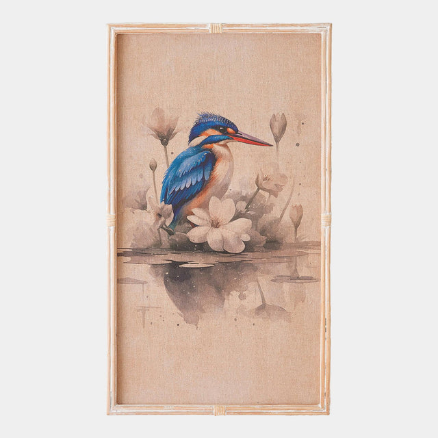 Surya GV Kingfisher Blue Kingfisher Wall Art 28"H x 16"W x 2"D Art