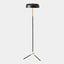 Surya GV Carly Carson Dome Floor Lamp-Black/Brass 60"H x 14"W x 14"D Floor Lighting