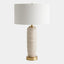 Surya GV Square and Lines Square and Lines Table Lamp-Beige 29"H x 18"W x 18"D Table Lighting