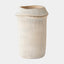 Surya GV Frollo Frollo Ribbed Cement Vase 11"H x 8"W x 8"D Vase