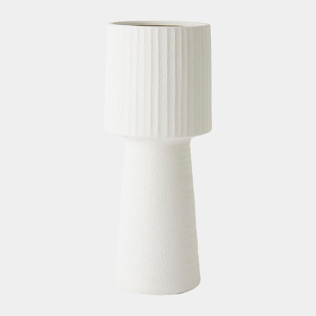 Surya GV Torcia Torcia Tall Ribbed Top Vase 22"H x 9"W x 9"D Vase