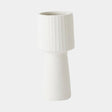 Surya GV Torcia Torcia Tall Ribbed Top Vase 13"H x 6"W x 6"D Vase