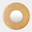 Surya GV Fish Scale Fish Scale Wall Mirror-Gold 40"H x 40"W x 1"D Mirror