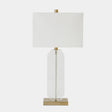 Surya GV Emma Emma Crystal Table Lamp-Gold 27"H x 7"W x 14"D Table Lighting