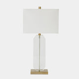 Surya GV Emma Emma Crystal Table Lamp-Gold 27"H x 7"W x 14"D Table Lighting