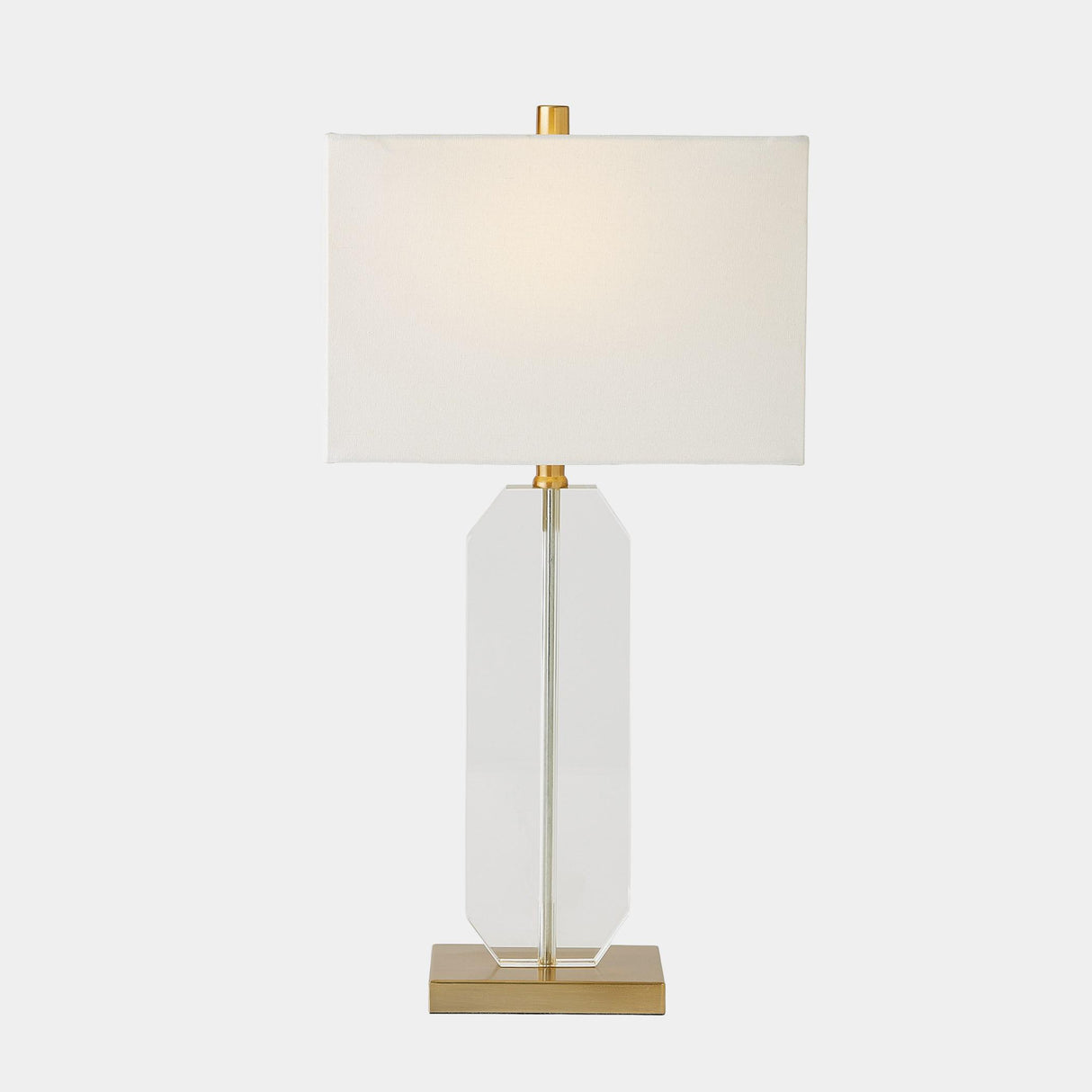 Surya GV Emma Emma Crystal Table Lamp-Gold 27"H x 7"W x 14"D Table Lighting