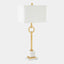 Surya GV Top Ring Top Ring Table Lamp-Gold Leaf 36"H x 10"W x 16"D Table Lighting