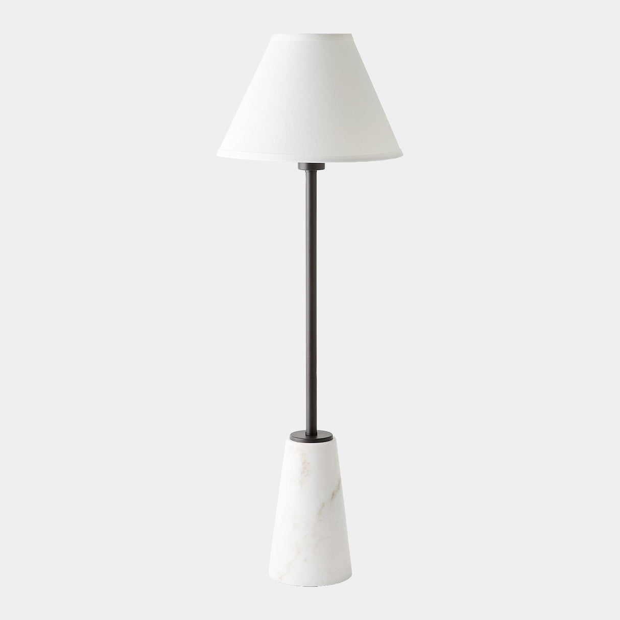 Surya GV Richmond Richmond Buffet Lamp-White/Bronze/White 35"H x 12"W x 12"D Table Lighting